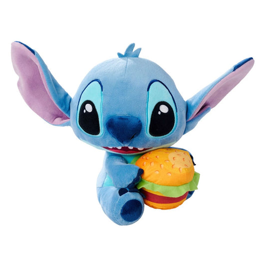 Lilo & Stitch Plush Figure Stitch with Burger 25 cm 5400868033472