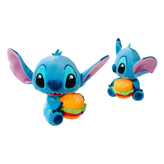 Lilo & Stitch Plush Figure Stitch with Burger 25 cm 5400868033472