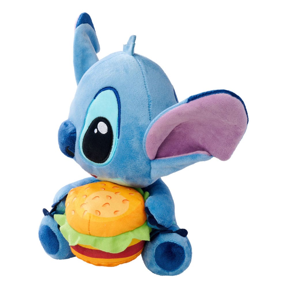 Lilo & Stitch Plush Figure Stitch with Burger 25 cm 5400868033472