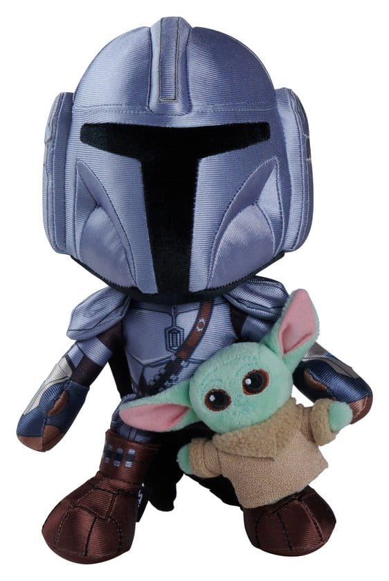 Star Wars Mandalorian Plush Figure Mandalorian & Mini Grogu 25 cm 5400868038439