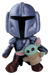 Star Wars Mandalorian Plush Figure Mandalorian & Mini Grogu 25 cm 5400868038439