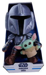 Star Wars Mandalorian Plush Figure Mandalorian & Mini Grogu 25 cm 5400868038439