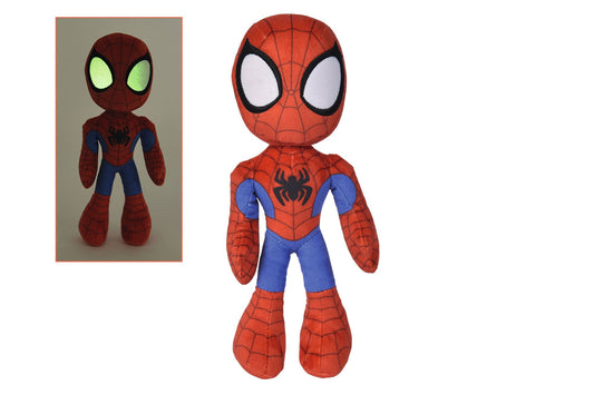 Marvel Plush Figure Glow In The Dark Eyes Spider-Man 25 cm 5400868014396