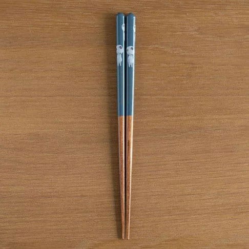 Studio Ghibli lacquered Chopsticks sketches Princess Mononoke Kodama dark blue 21 cm 4973307601828