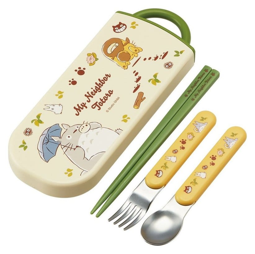 My Neighbor Totoro Chopsticks Spoon Fork Set Totoro & Catbus 4973307649509