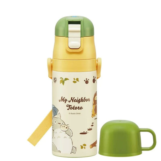 My Neighbor Totoro Water Bottle double opening Totoro & Catbus 420 ml 4973307649622