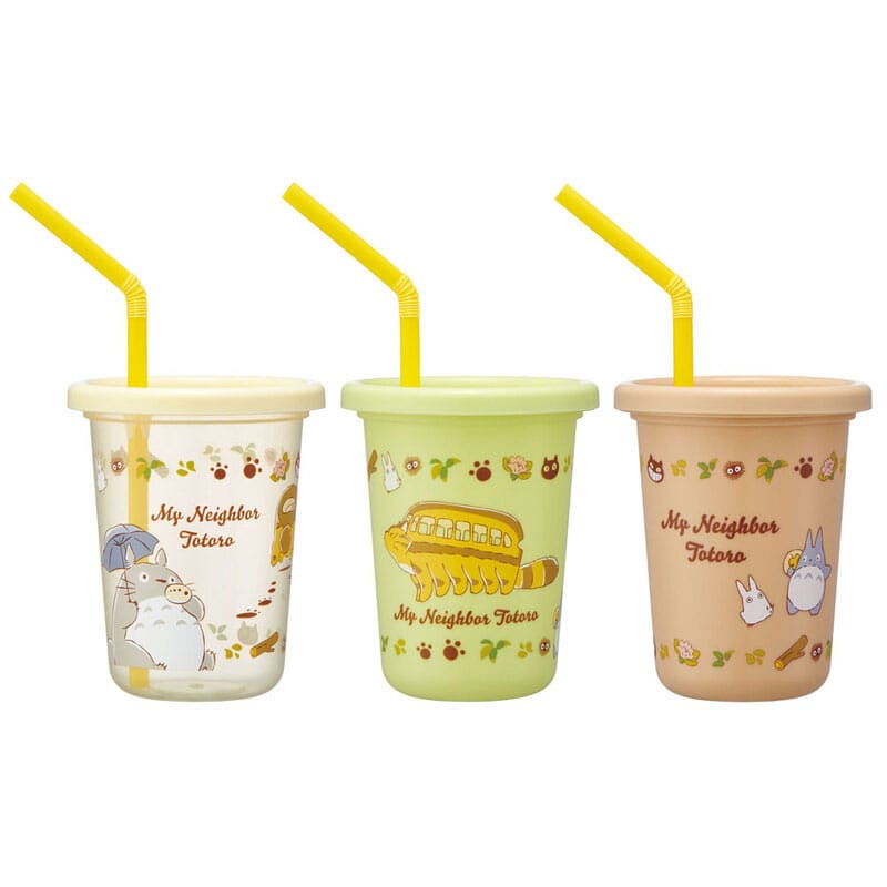 My Neighbor Totoro Cup & Straw Set 3-Set #2 4973307657528