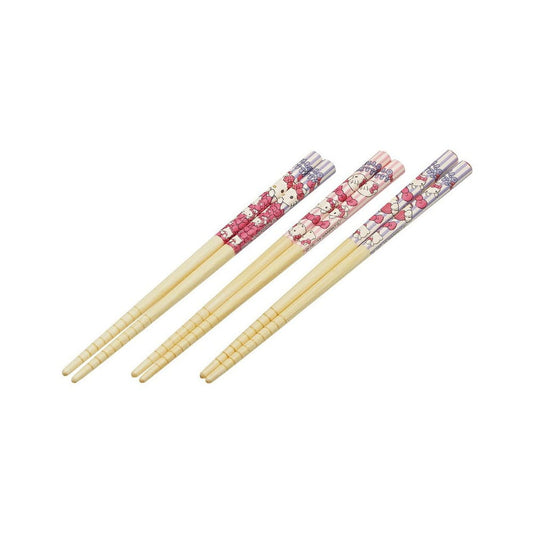 Hello Kitty Bamboo Chopsticks Set Hello Kitty 4973307308789