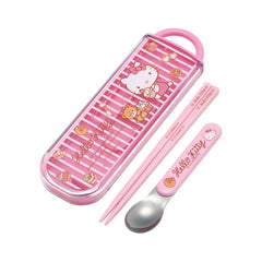 Hello Kitty Chopsticks & Spoon Sweety pink 4973307608094