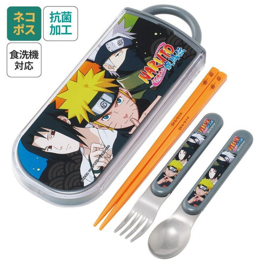 Naruto Chopsticks & Spoon & Fork Set Team 7 4973307690457