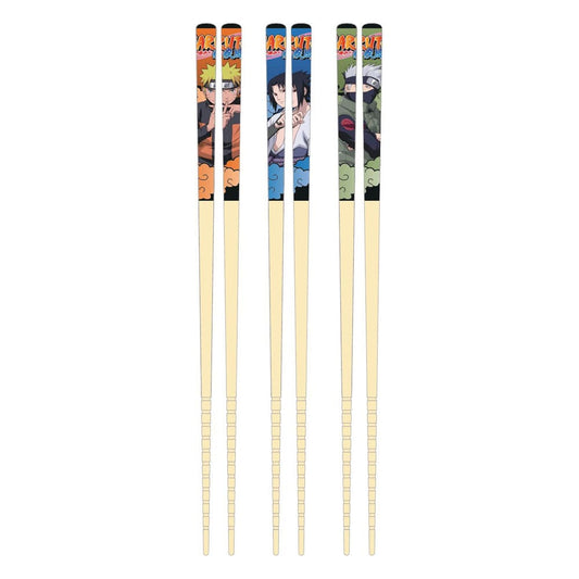 Naruto Bamboo Chopsticks 3-Set Team 7 4973307695728