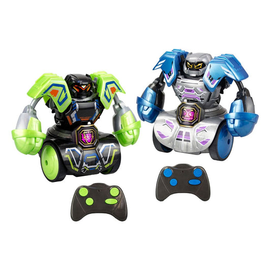 Silverlit Robo Kombat Tornado Remote-Controlled Robots 2er - Set Green/Blue 4891813868842