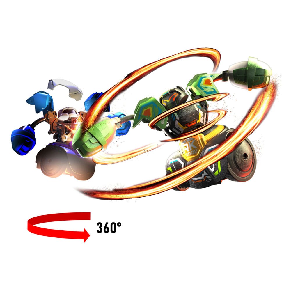 Silverlit Robo Kombat Tornado Remote-Controlled Robots 2er - Set Green/Blue 4891813868842