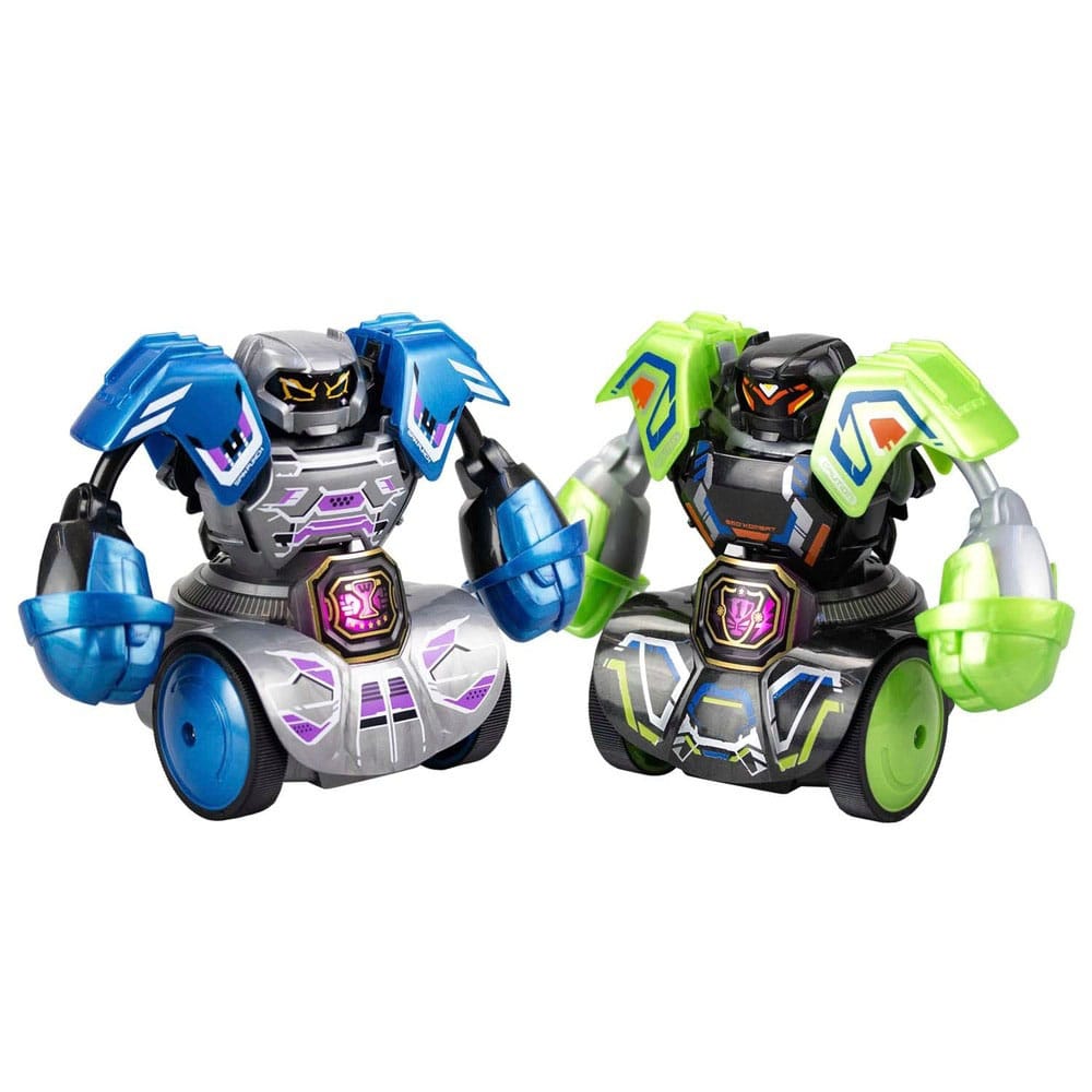 Silverlit Robo Kombat Tornado Remote-Controlled Robots 2er - Set Green/Blue 4891813868842
