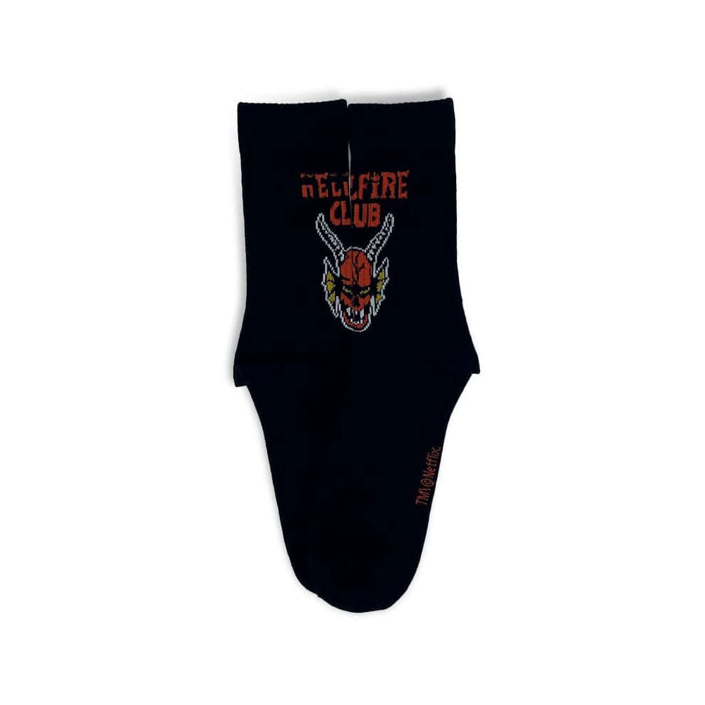 Stranger Things Socks Hellfire Club Large 5056688510855