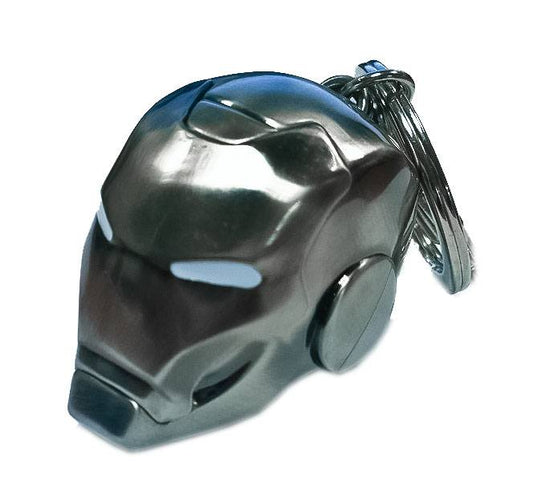 Marvel Comics Metal Keychain Iron Man Helmet Mark II 3760226373810