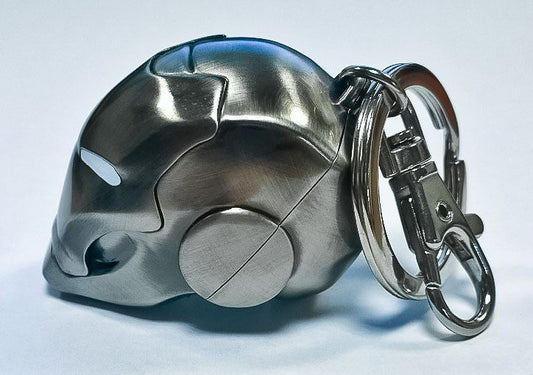 Marvel Comics Metal Keychain Iron Man Helmet Mark II 3760226373810