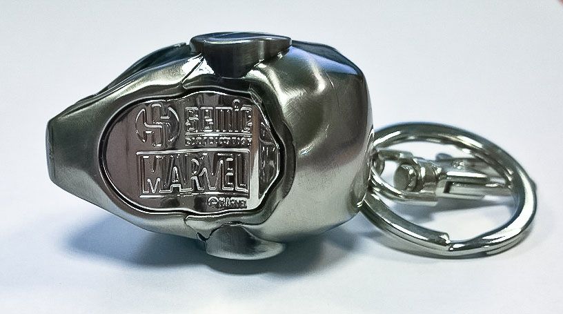 Marvel Comics Metal Keychain Iron Man Helmet Mark II 3760226373810