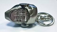 Marvel Comics Metal Keychain Iron Man Helmet Mark II 3760226373810