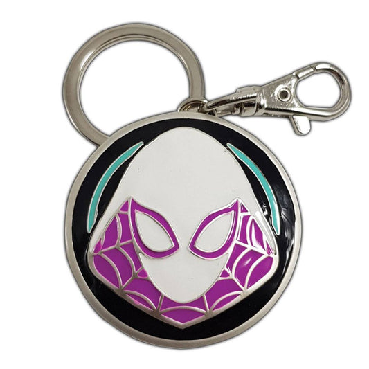 Marvel Comics Metal Keychain Spider-Gwen Logo 3760226375852