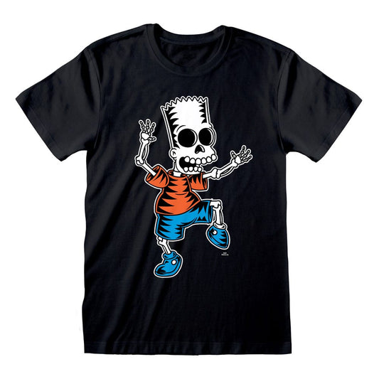 Simpsons T-Shirt Skeleton Bart Size S 5056688525446