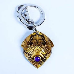 Warhammer 40K Metal Keychain Custodian Shoulder Plate - Amuzzi