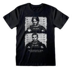 Supernatural T-Shirt Line Up Black Size S 5056811582681