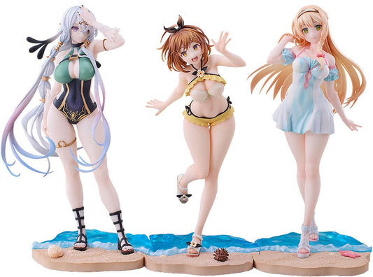 Atelier Ryza: Ever Darkness & the Secret Hideout PVC Statues 3-Pack 1/7 Ryza, Klaudia, Lila: Swimsuit Ver. 4571697182448