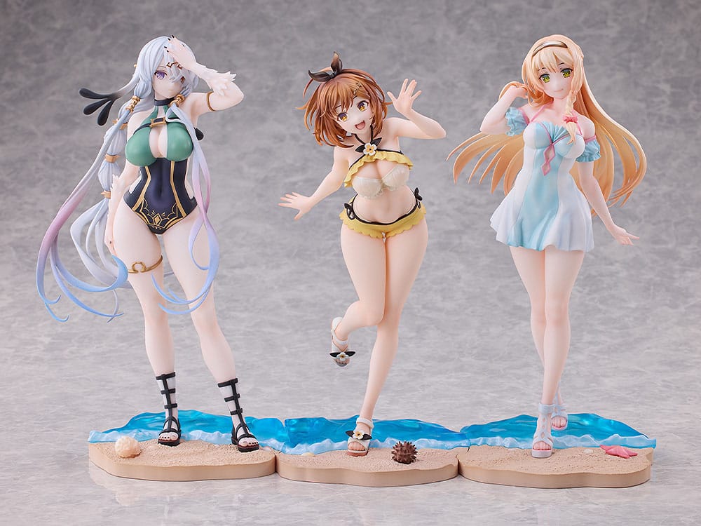 Atelier Ryza: Ever Darkness & the Secret Hideout PVC Statues 3-Pack 1/7 Ryza, Klaudia, Lila: Swimsuit Ver. 4571697182448
