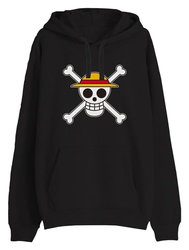 One Piece Sweater Skull Black Size XS 8435073796031