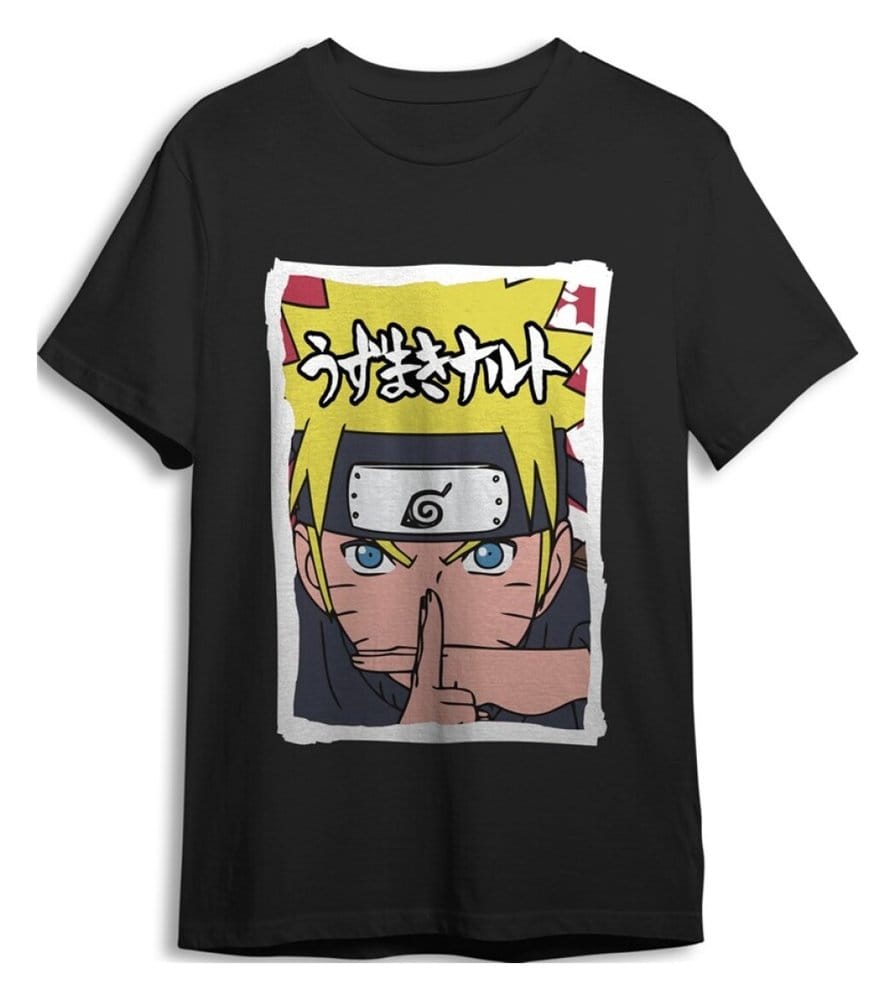 Naruto Shippuden T-Shirt X Black Size S 8435073798691