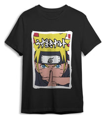 Naruto Shippuden T-Shirt X Black Size S 8435073798691