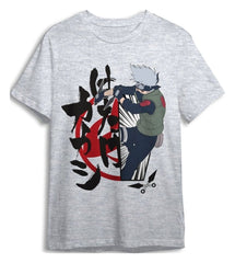 Naruto T-Shirt Kakashi Grey Size S 8435073799896