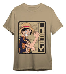 One Piece T-Shirt Monkey D. Luffy Sand Size S 8435073716244