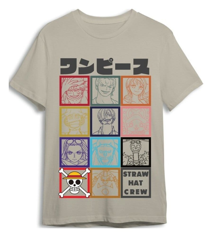 One Piece T-Shirt Straw Hat Crew Sand Size S 8435767621861