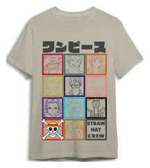 One Piece T-Shirt Straw Hat Crew Sand Size S 8435767621861