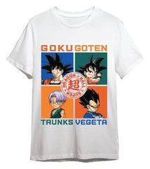 Dragon Ball Super T-Shirt Goku, Goten, Trunks, Vegeta White Size L 8435767622844