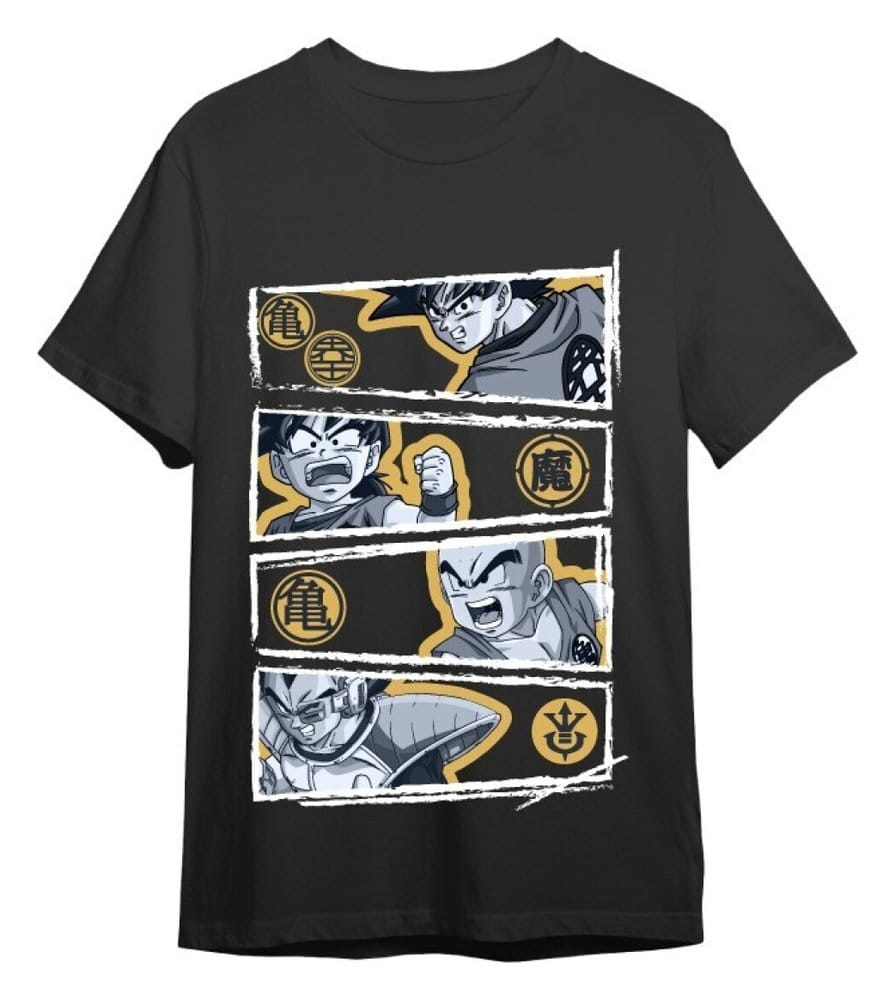 Dragon Ball Z T-Shirt Vegeta Black Size S 8435767624022