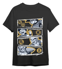 Dragon Ball Z T-Shirt Vegeta Black Size S 8435767624022