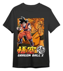 Dragon Ball Z T-Shirt Goku & Super Saiyan Black Size S 8435767629546