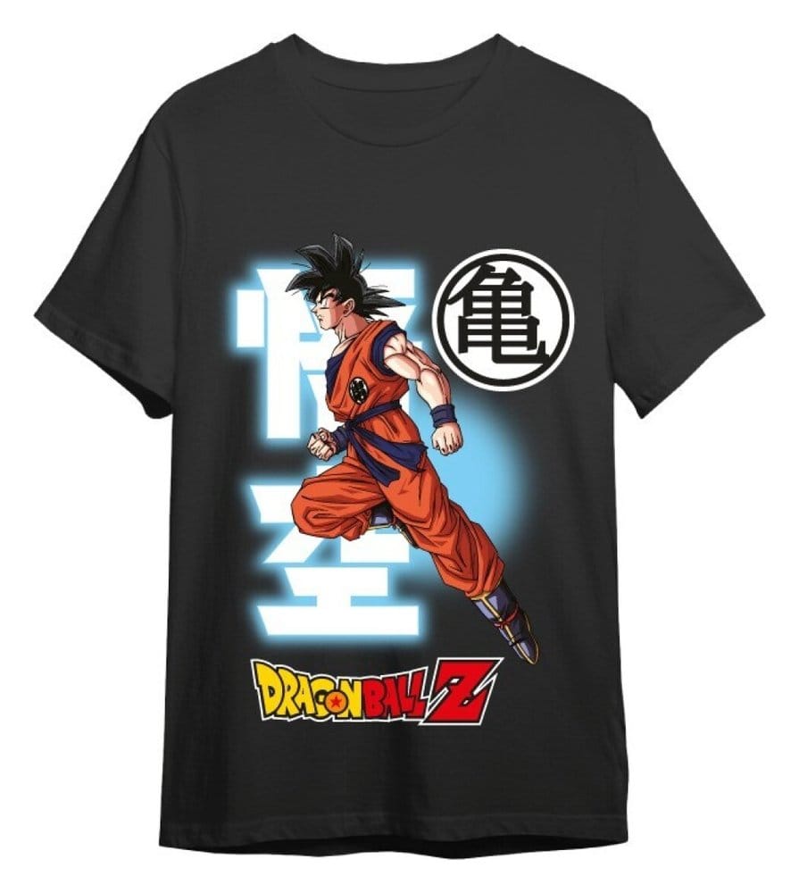 Dragon Ball Z T-Shirt Goku Fly Black Size S 8435767624824