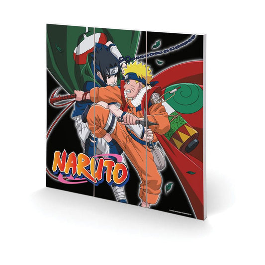 Naruto Wooden Wall Art Training To Surpass The Other 5050574055192