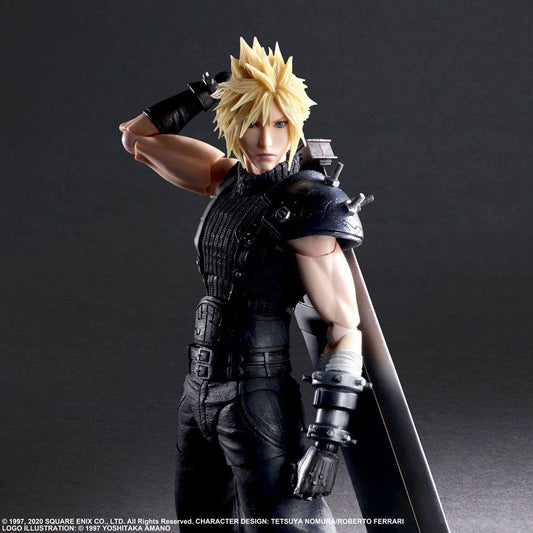 Final Fantasy VII Remake Play Arts Kai Action Figure Cloud Strife Ver. 2 27 Cm - Amuzzi