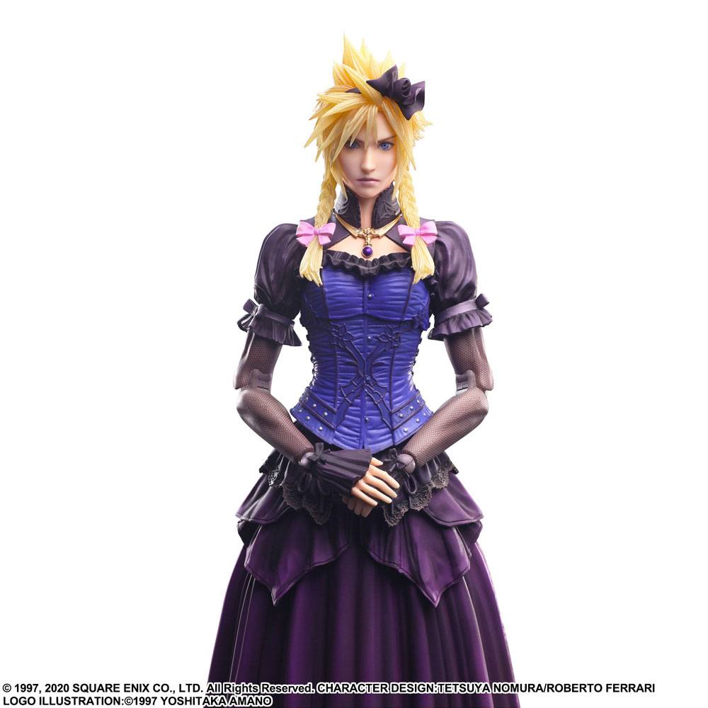 Final Fantasy VII Remake Play Arts Kai Action Figure Cloud Strife Dress Ver. 28 cm 4988601363808