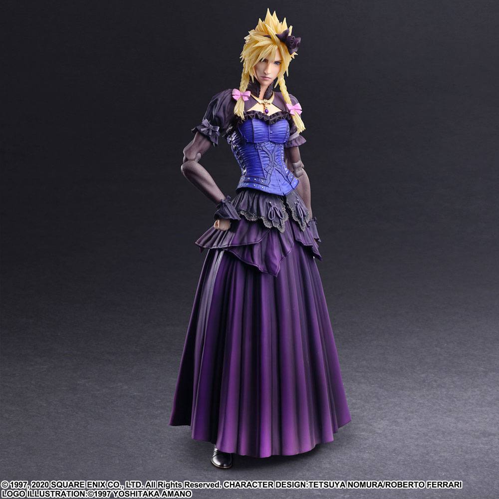 Final Fantasy VII Remake Play Arts Kai Action Figure Cloud Strife Dress Ver. 28 cm 4988601363808
