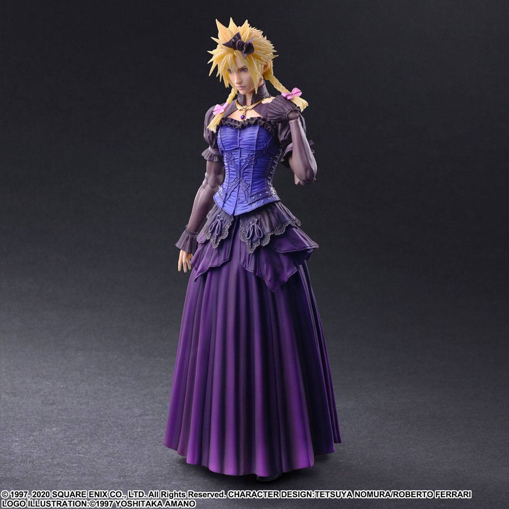 Final Fantasy VII Remake Play Arts Kai Action Figure Cloud Strife Dress Ver. 28 cm 4988601363808