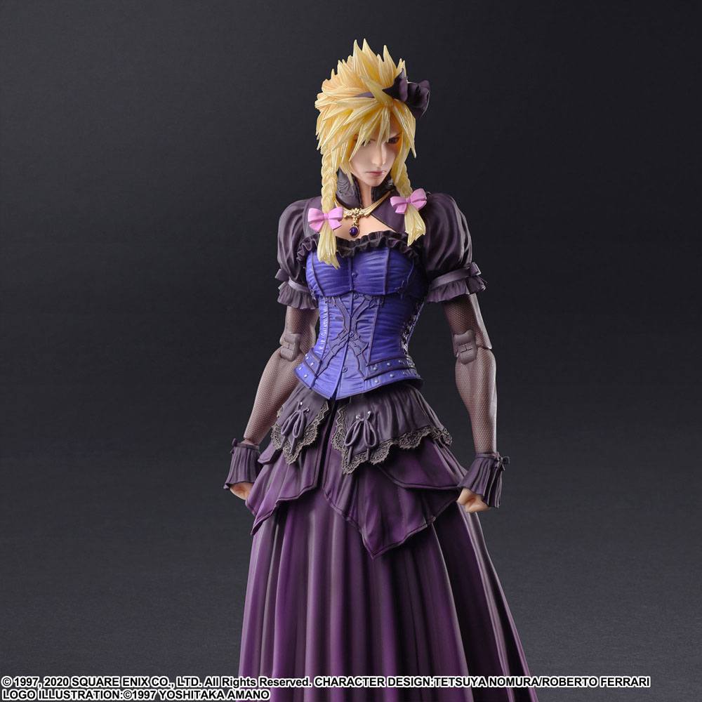 Final Fantasy VII Remake Play Arts Kai Action Figure Cloud Strife Dress Ver. 28 cm 4988601363808