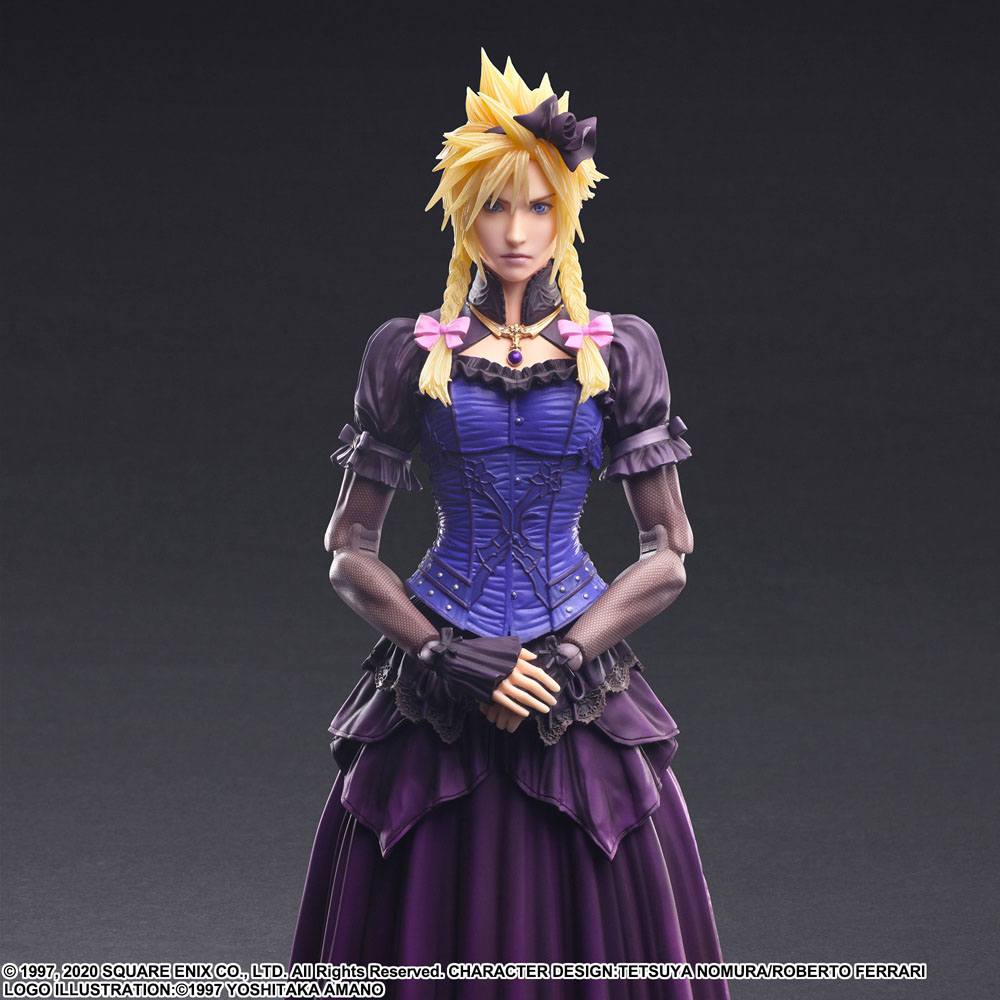Final Fantasy VII Remake Play Arts Kai Action Figure Cloud Strife Dress Ver. 28 cm 4988601363808