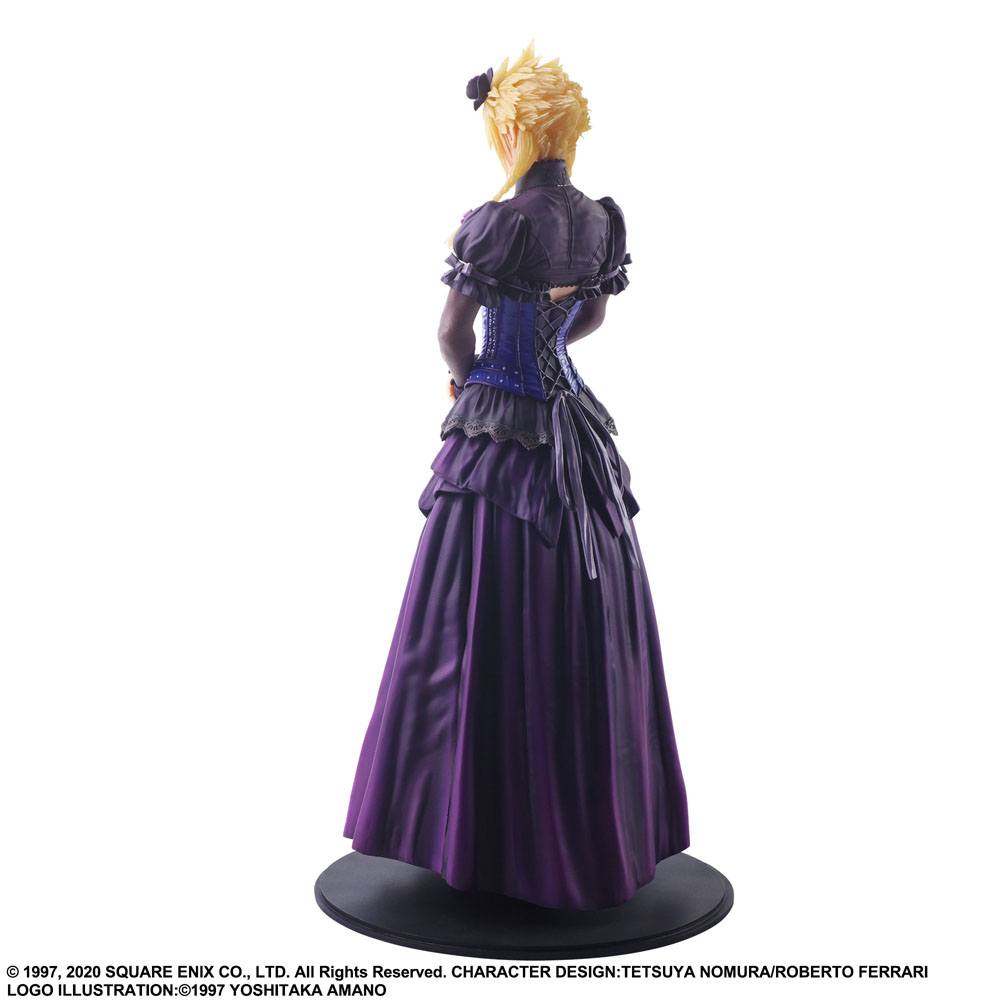 Final Fantasy VII Remake Static Arts Gallery Statue Cloud Strife Dress Ver. 28 cm 4988601363839