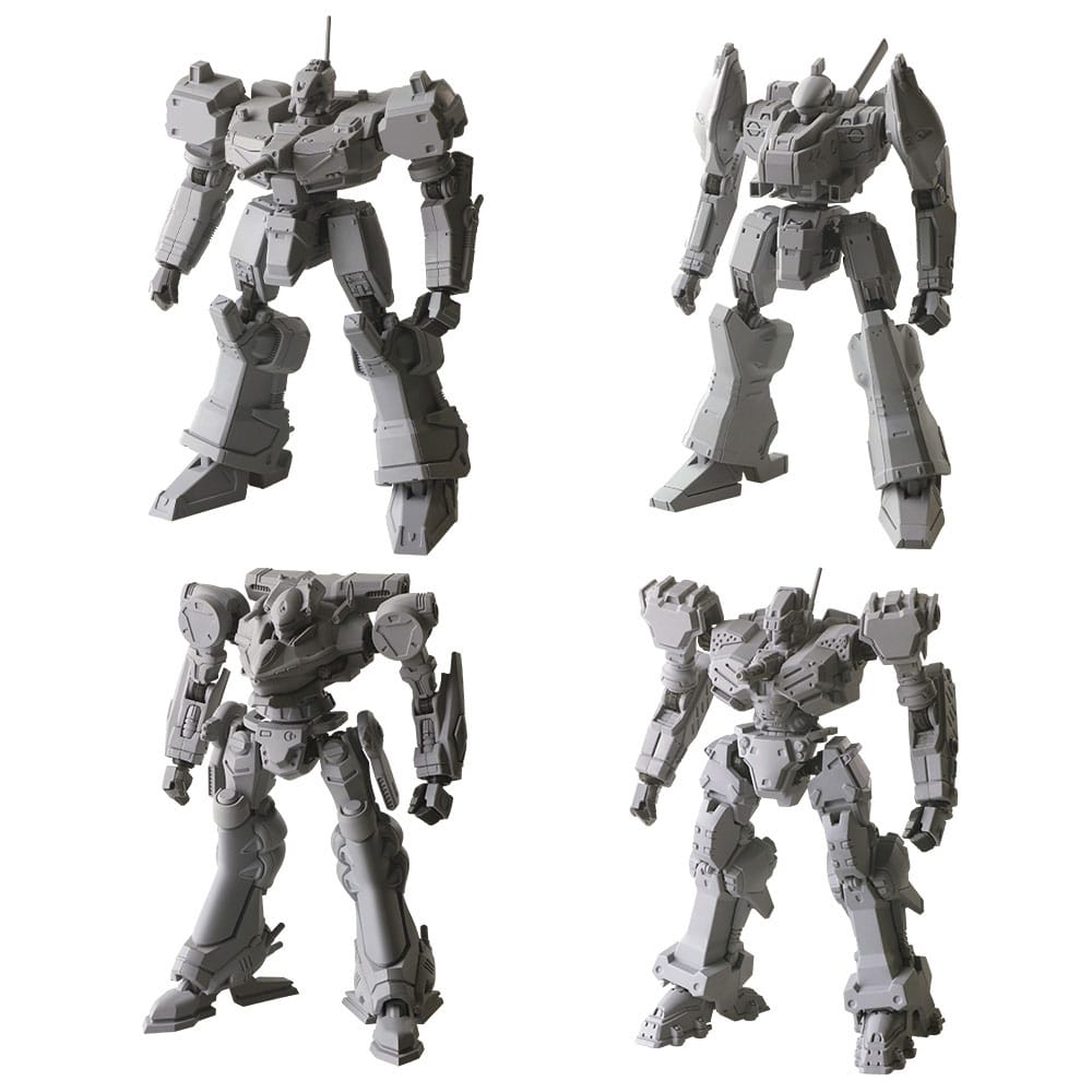 Armored Core Structure Arts Plastic Model Kits 4-Pack Series 1 4988601383523